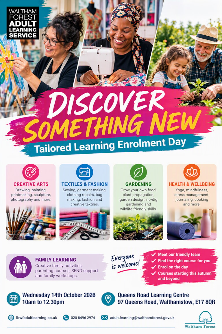 Adult Learning Service Creative Open Day